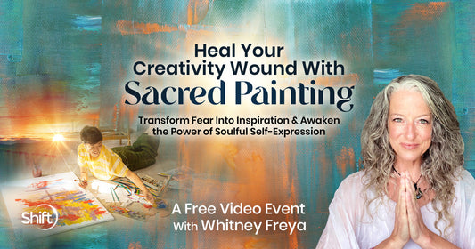 Sacred Painting to heal your creativity wound